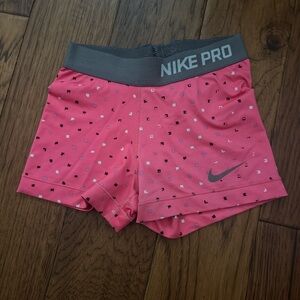 Vintage Nike Pro spandex shorts pink
